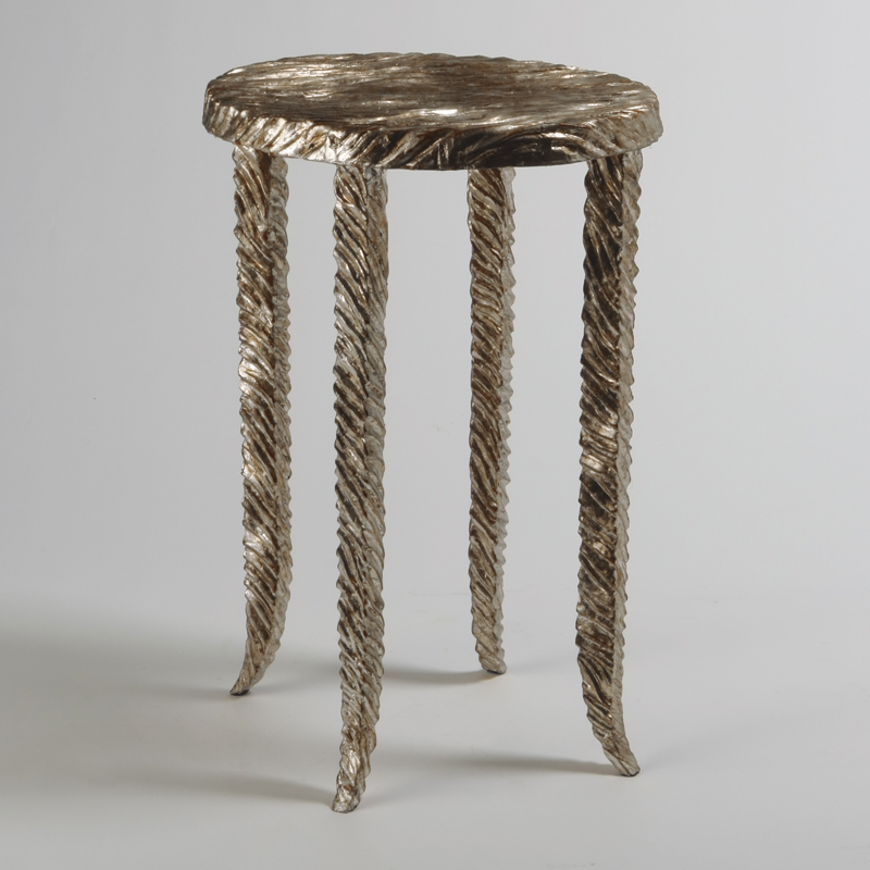 Studio A Silver Waves Martini Table