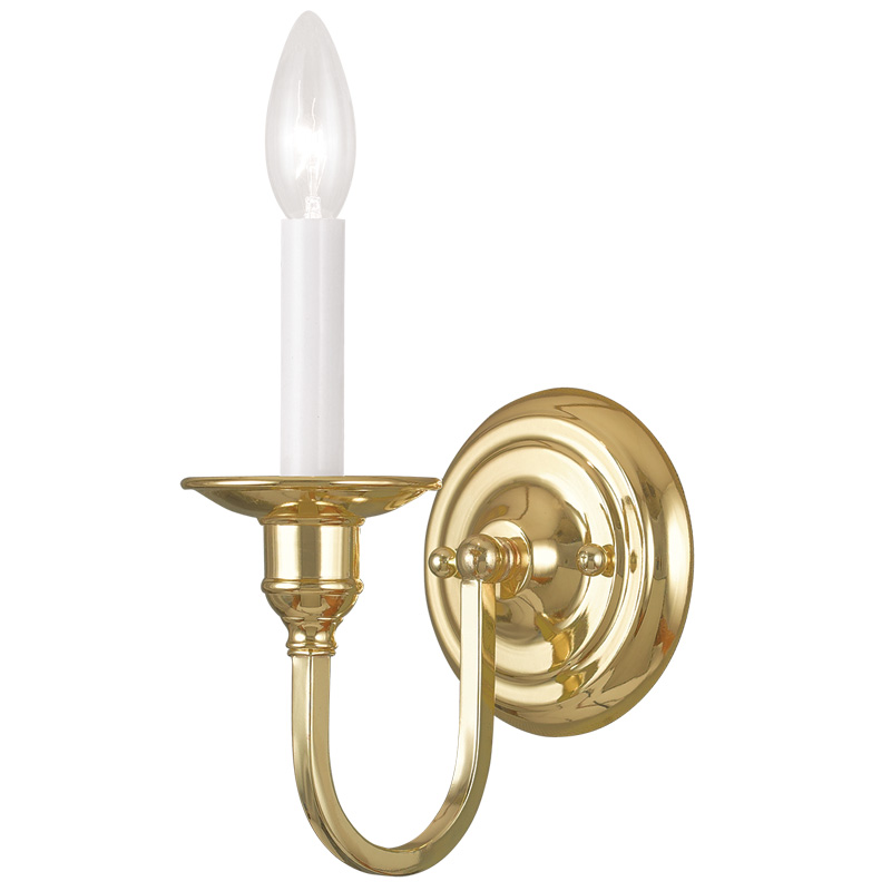 Livex Lighting Cranford Wall Sconce Polished Brass 5141-02