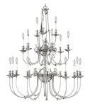 Livex Lighting Kensington Chandelier Brushed Nickel 5374-91